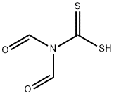 Carbamodithioic acid, diformyl- (9CI) Struktur
