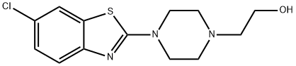 2-[4-(6-氯-1,3-苯并噻唑)哌嗪]乙醇,215434-50-7,结构式