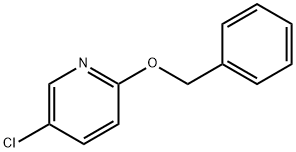 PYRIDINE, 5-CHLORO-2-(PHENYLMETHOXY)- 化学構造式