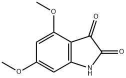 4,6-二甲氧基-2,3-二氧代吲哚啉, 21544-81-0, 结构式