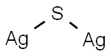 硫化银,21548-73-2,结构式