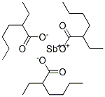 antimony tris(2-ethylhexanoate) Structure