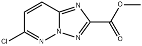 6-CHLORO-[1,2,4]TRIAZOLO[1,5-B]PYRIDAZINE-2-CARBOXYLIC ACID, METHYL ESTER Structure