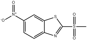 2-Methylsulfonyl-6-nitrobenzothiazole Struktur