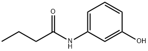 N-(3-羟基苯基)丁酰胺 结构式
