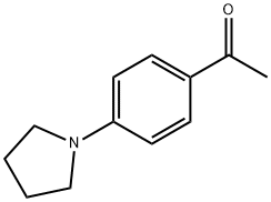 4'-(1-吡咯烷基)苯乙酮 结构式