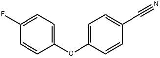 4-(4-フルオロフェノキシ)ベンゾニトリル 化学構造式