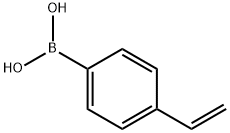 4-乙烯基苯硼酸 结构式