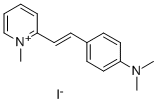 2-[4-(二甲基氨基)苯乙烯基]-1-甲基吡啶碘化物, 2156-29-8, 结构式