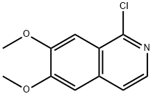 1-氯-6,7-二甲氧基异喹啉 结构式