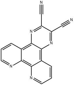 吡唑并[2,3-F][1,10]菲啰啉-2,3-二腈, 215611-93-1, 结构式