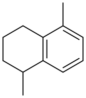 1,5-二甲基-1,2,3,4-四氢萘, 21564-91-0, 结构式