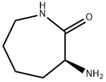 (S)-2,6-ジアミノヘキサン酸1,6-ラクタム 化学構造式