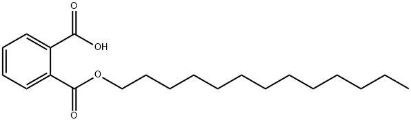 Phthalic acid hydrogen 1-tridecyl ester Structure