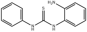 N-(2-氨基苯基)-N-苯基硫脲, 21578-46-1, 结构式