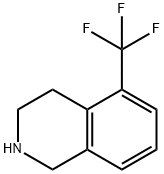5-(TRIFLUOROMETHYL)-1,2,3,4-TETRAHYDROISOQUINOLINE HYDROCHLORIDE Struktur