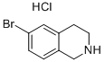 6-ブロモ-1,2,3,4-テトラヒドロイソキノリン塩酸塩 化学構造式