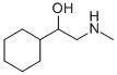 1-环己基-2-(甲基氨基)乙醇 结构式