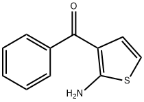 (2-Amino-3-thienyl)(phenyl)methanone Structure