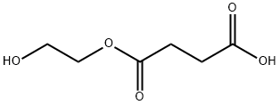 (2-hydroxyethyl) hydrogen succinate 结构式