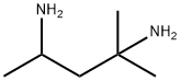 2,4-ジアミノ-2-メチルペンタン 化学構造式
