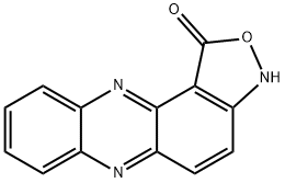 Isoxazolo[4,3-a]phenazin-1(3H)-one 结构式