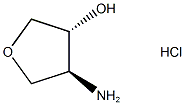 TRANS-4-AMINOTETRAHYDROFURAN-3-OL HYDROCHLORIDE Struktur