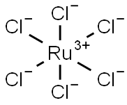 hexachlororuthenate(3-)  Struktur