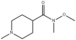 N-甲氧基-N,1-二甲基哌啶-4-羧酰胺, 215950-19-9, 结构式