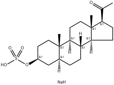(3β)-Allopregnanolone Sulfate SodiuM Salt Struktur