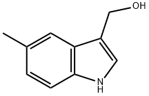5-甲基-3-羟基甲基吲哚, 215997-77-6, 结构式