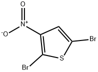 2,5-二溴-3-硝基噻吩,2160-51-2,结构式