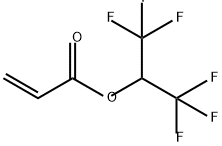 1,1,1,3,3,3-六氟异丙基丙烯酸酯,2160-89-6,结构式