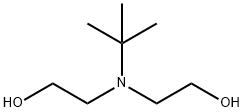 N-tert-ブチルジエタノールアミン 化学構造式