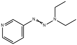 1-(3-pyridyl)-3,3-diethyltriazene 结构式