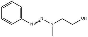 1-PHENYL-3-METHYL-3-(2-HYDROXY-ETHYL)TRIAZENE Struktur