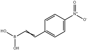 2-(4-NITROPHENYL)ETHENYLBORONIC ACID Structure