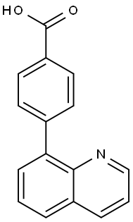 4-(Quinolin-8-yl)benzoic acid Structure