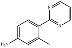 Benzenamine, 3-methyl-4-(2-pyrimidinyl)- (9CI) 结构式