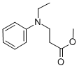 N-ETHYL-N-METHOXYCARBONYLETHYL ANILINE Struktur