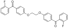 二[4-(2-氟苯甲酰基)苯基]乙二醇醚, 216144-24-0, 结构式
