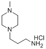 N-METHYL-N'-(3-AMINO PROPYL) PIPERAZINE HCL Structure