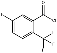 5-FLUORO-2-(TRIFLUOROMETHYL)BENZOYL CHLORIDE Struktur