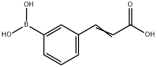 3-(2-CARBOXYVINYL)BENZENEBORONIC ACID Structure