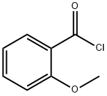 2-メトキシベンゾイルクロリド 化学構造式