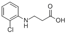 3-(2-CHLOROANILINO)PROPANOIC ACID Struktur