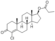 Clostebol propionate 结构式