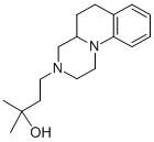 1H-Pyrazino(1,2-a)quinoline, 2,3,4,4a,5,6-hexahydro-3-(3-hydroxy-3-met hylbutyl)- Structure