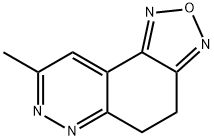 8-甲基-4,5-二氢-[1,2,5]噁二唑并[3,4-F]肉啉 结构式