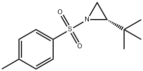 S-2-(1,1-diMethylethyl)-1-[(4-Methylphenyl)sulfonyl]-Aziridine Struktur